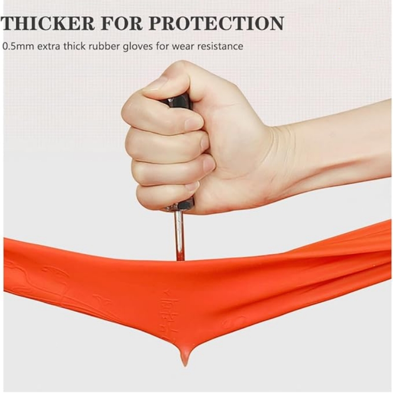 45CM Extra-Long Rubber Cleanin - Dish Glove Rubber recension och pris