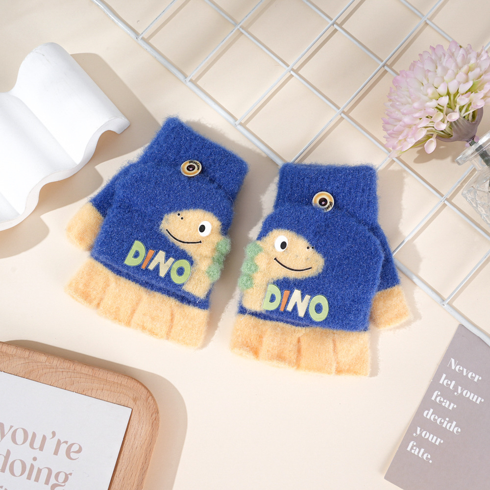 Winter Knitting Cute Dinosaur  - Winter Glove Insulated recension och pris