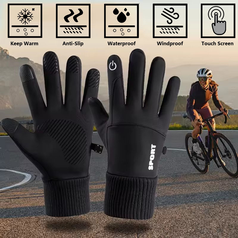 Black Winter Warm Full Fingers - Ski Glove Waterproof recension och pris