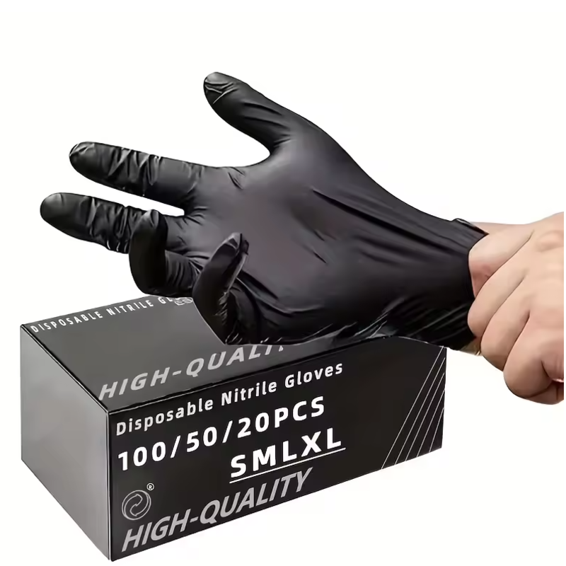 100/50/20PCS Black Nitrile Glo - Nitrile Mechanic Glove recension och pris