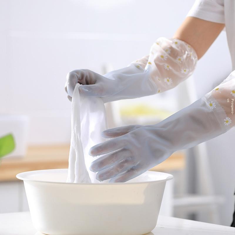 Floral Pattern Household Latex - Rubber Glove Cleaning recension och pris