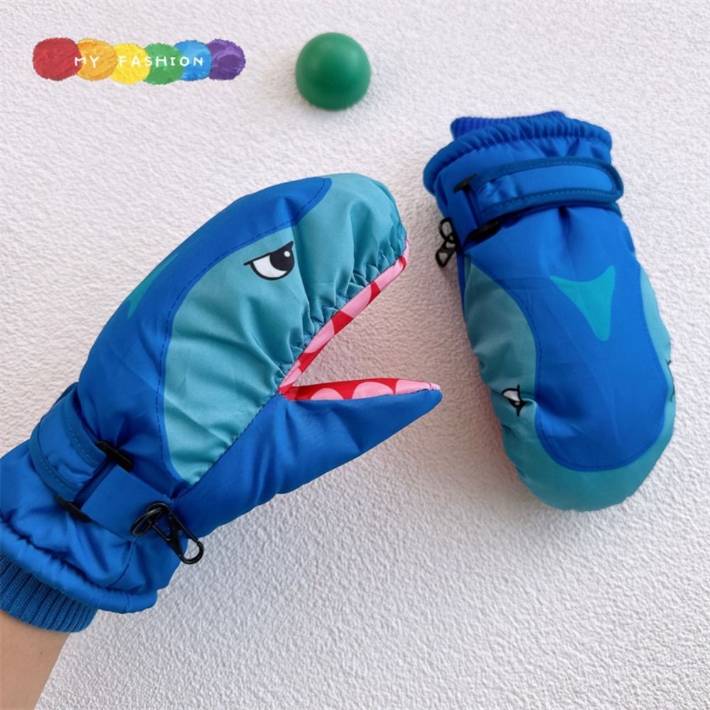 Cartoon Children Ski Gloves Wa - Ski Glove Waterproof recension och pris