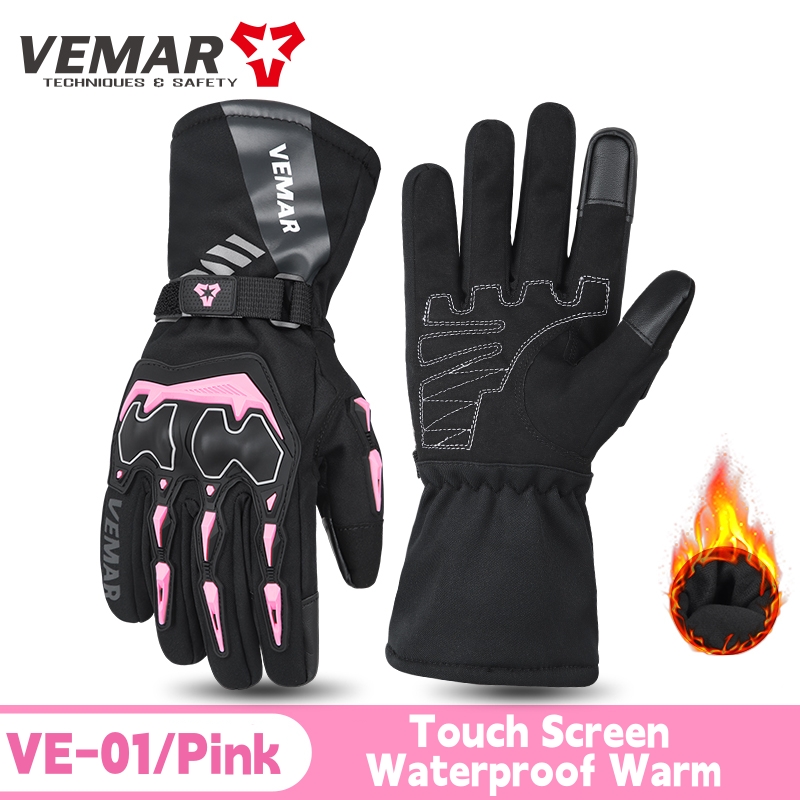 VE-01 Waterproof Winter Motorc - Winter Glove Insulated recension och pris
