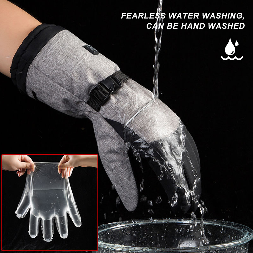Electric Heated Gloves Men Wom - Ski Glove Waterproof recension och pris