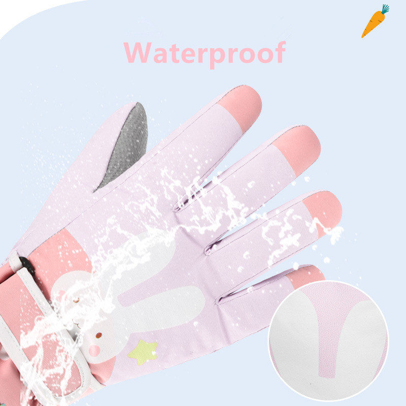 Kids Winter Snow Ski Gloves, W - Winter Glove Insulated recension och pris
