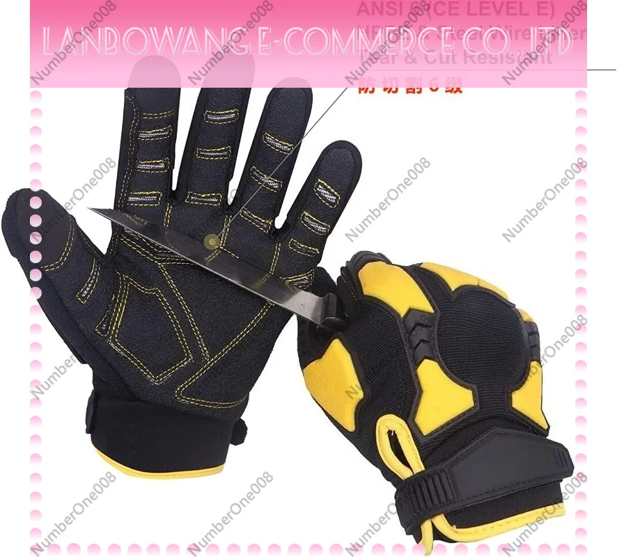 Level 6 Cut Resistant Gloves,  - Work Glove Impact recension och pris