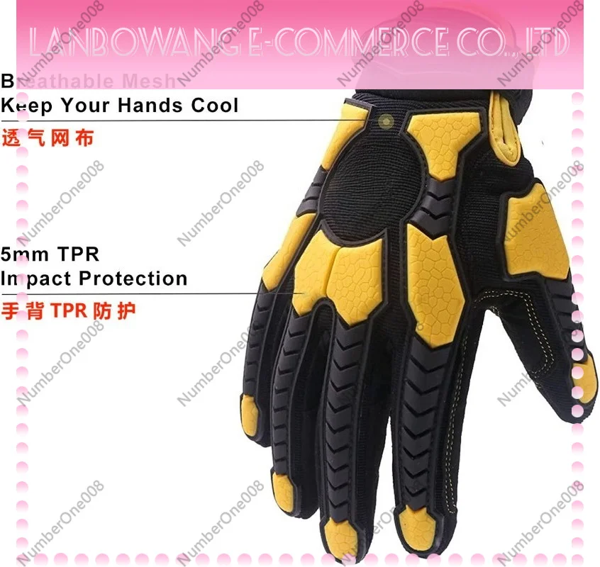 Level 6 Cut Resistant Gloves,  - Work Glove Impact recension och pris