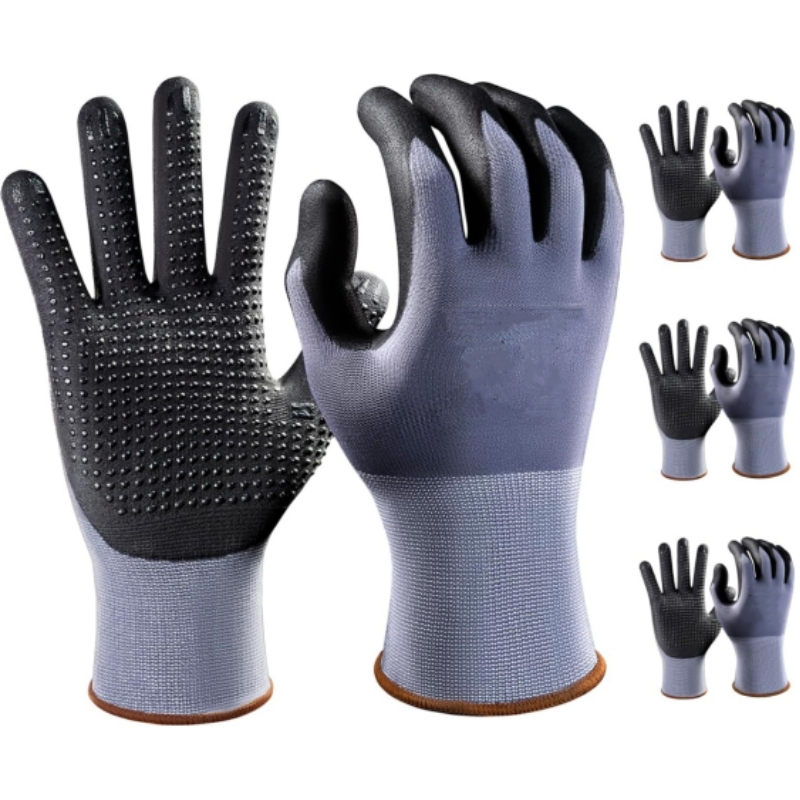 Micro-Foam Safety Work Gloves  - Nitrile Mechanic Glove recension och pris