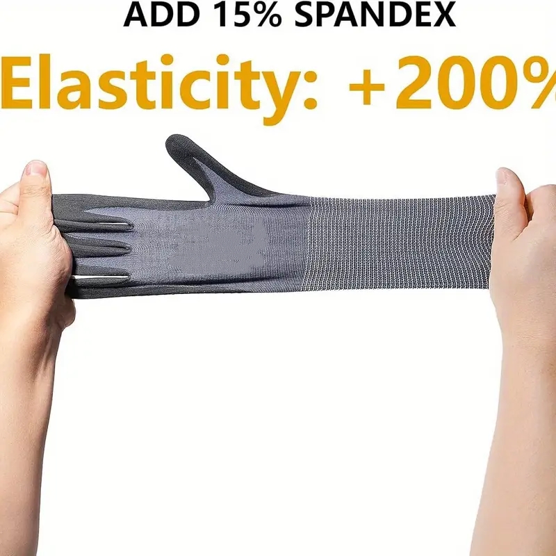 Micro-Foam Safety Work Gloves  - Nitrile Mechanic Glove recension och pris