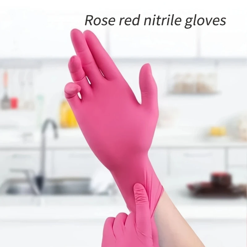 Fuchsia Nitrile Disposable Glo - Latex Disposable Glove recension och pris