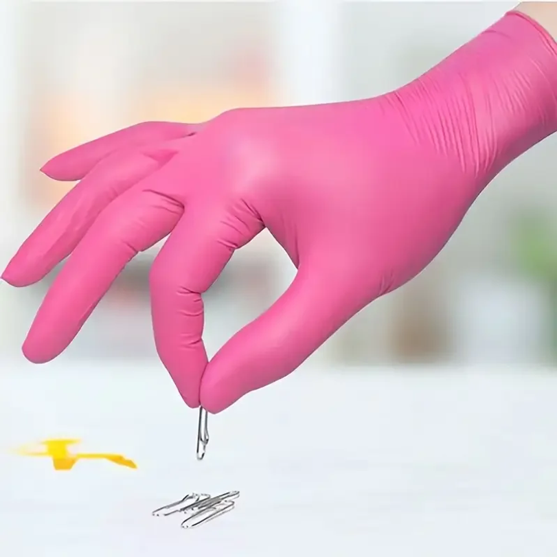 Fuchsia Nitrile Disposable Glo - Latex Disposable Glove recension och pris