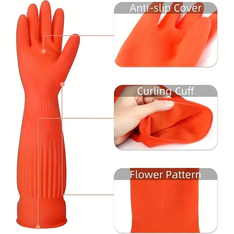 Long Reusable Rubber Dishwashi - Rubber Glove Cleaning recension och pris