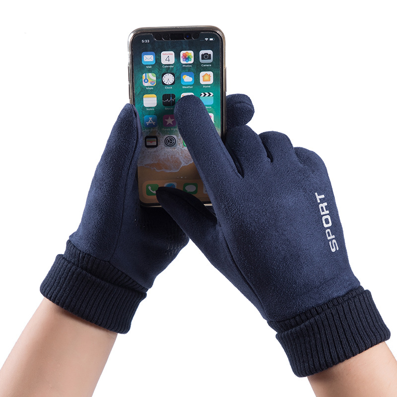 Men Winter Suede Leather Plush - Leather Driving Glove recension och pris