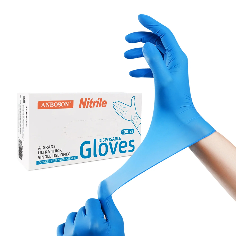 Nitrile Exam Gloves-Blue Latex - Exam Glove Nitrile recension och pris