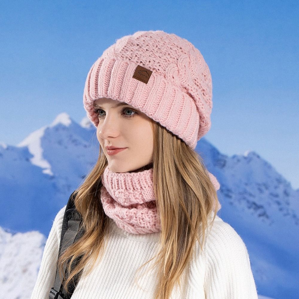 Soft Winter Beanie Hat Scarf S - Wool Glove Lined recension och pris