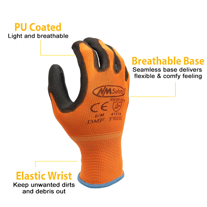 NMSafety 12 Pairs Work Gloves  - Nitrile Mechanic Glove recension och pris