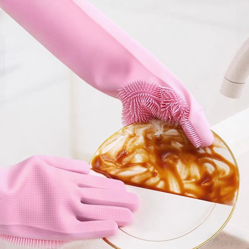 Dishwashing Cleaning Gloves Ma - Dish Glove Rubber recension och pris