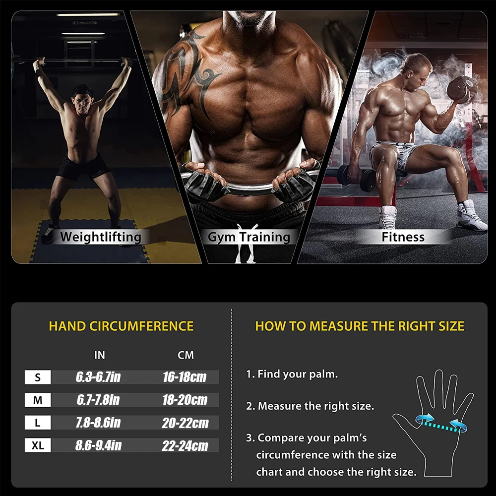 1Pair Half Finger Gym Fitness  - Workout Glove Gym recension och pris