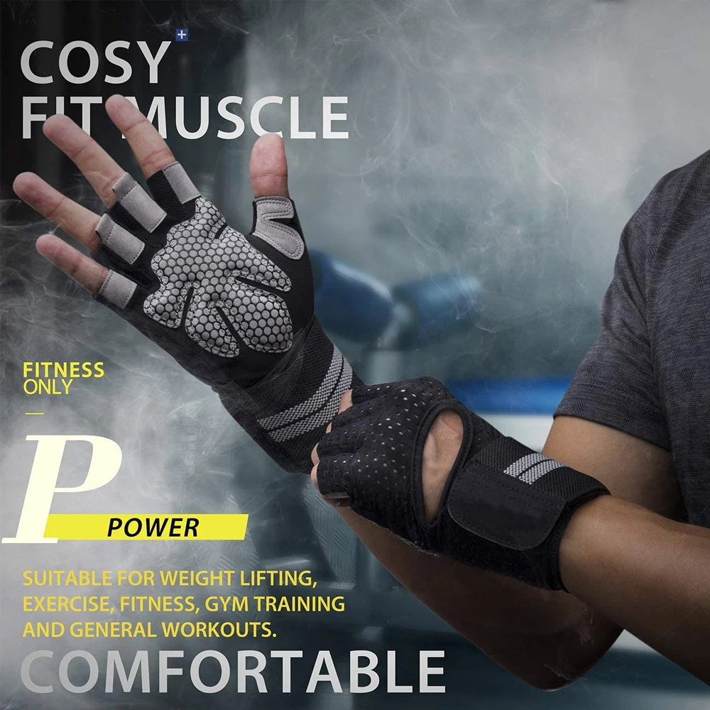 1Pair Half Finger Gym Fitness  - Workout Glove Gym recension och pris