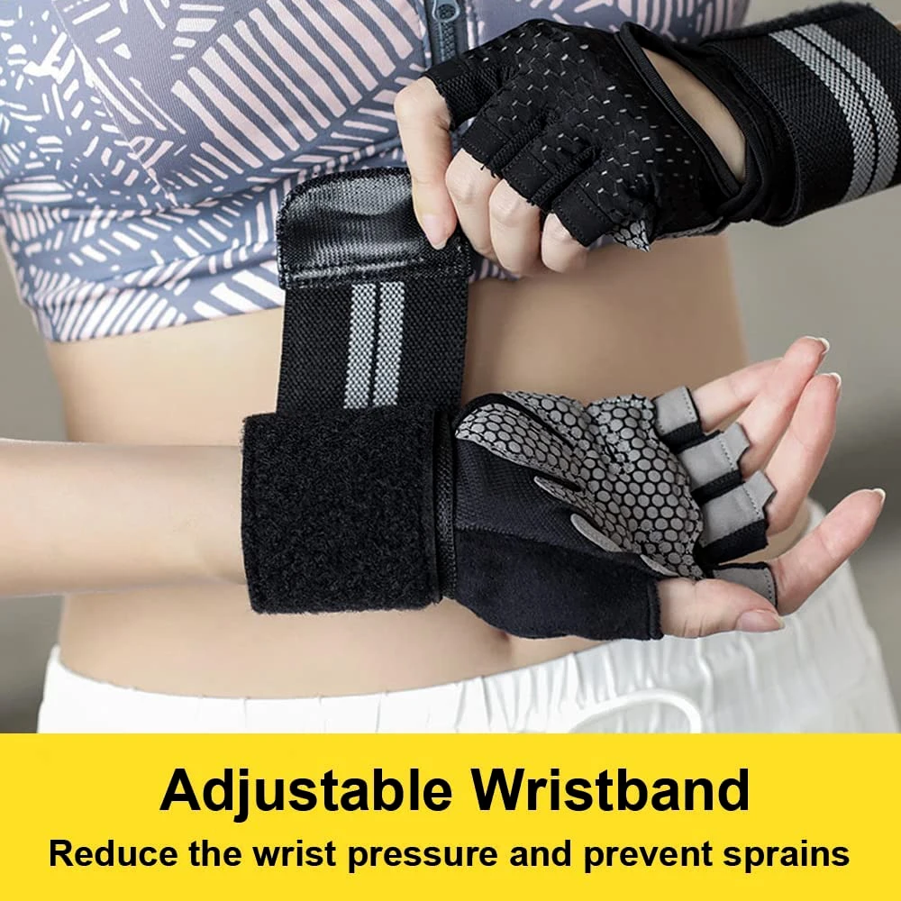 1Pair Half Finger Gym Fitness  - Workout Glove Gym recension och pris