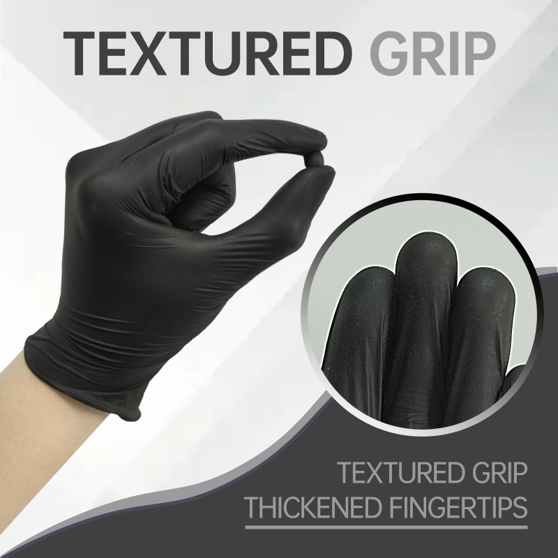 100PCS Black Nitrile Gloves Di - Latex Disposable Glove recension och pris
