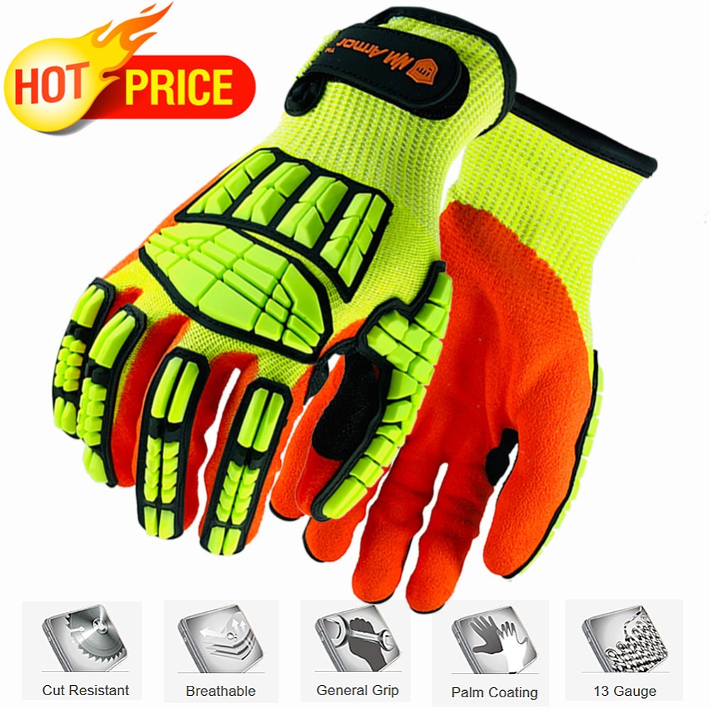 NMSafety Cut Resistant Level 5 - Work Glove Impact recension och pris