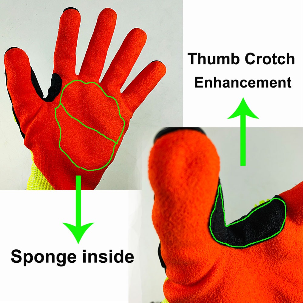 NMSafety Cut Resistant Level 5 - Work Glove Impact recension och pris