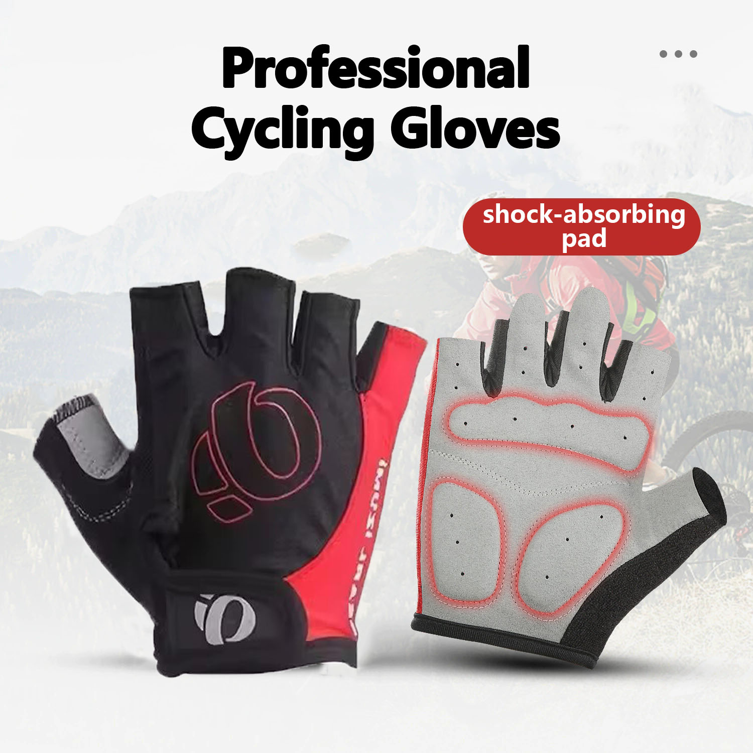 Outdoor Cycling Shock-absorbin - Cycling Glove Padded recension och pris