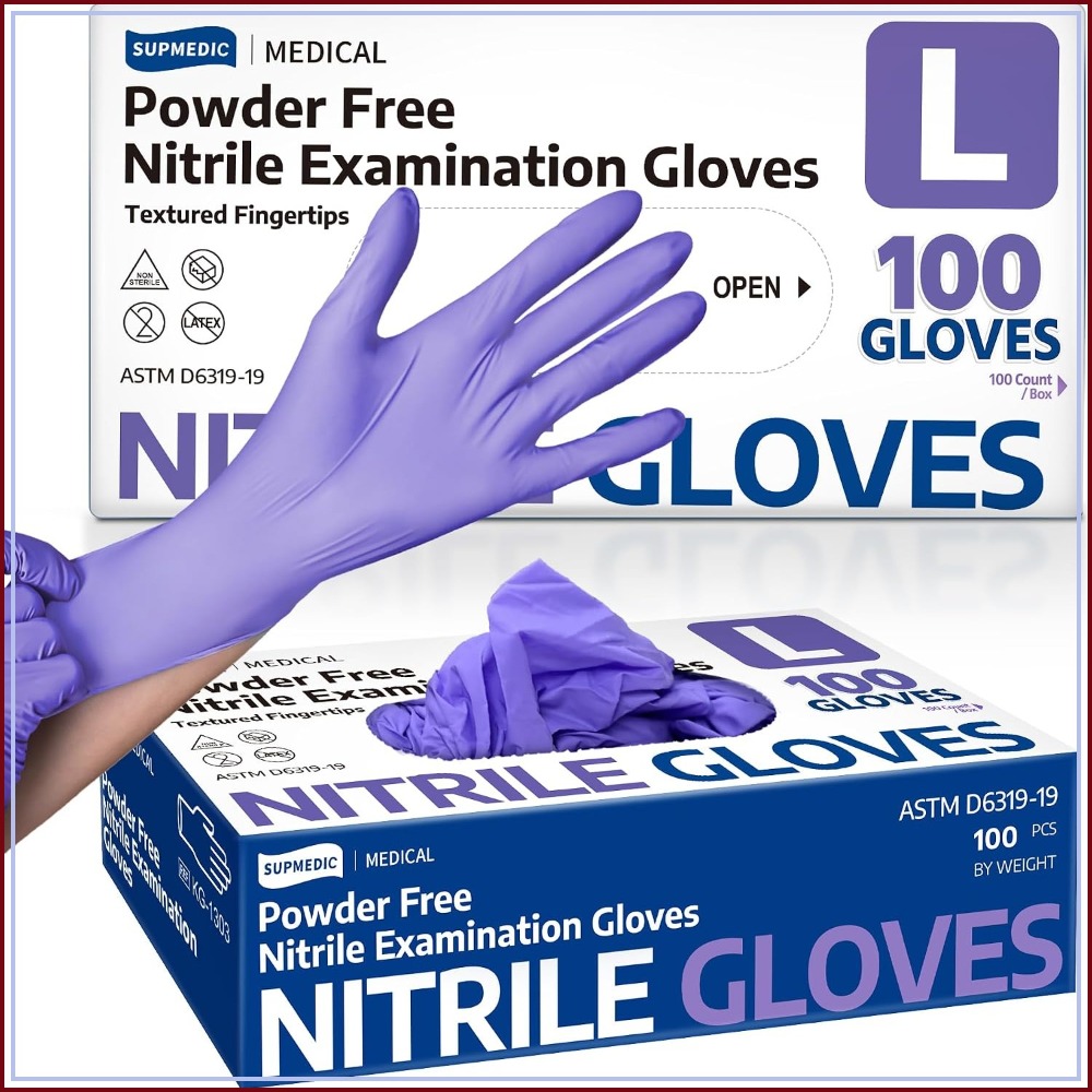 Medical Nitrile Disposable Glo - Exam Glove Nitrile recension och pris