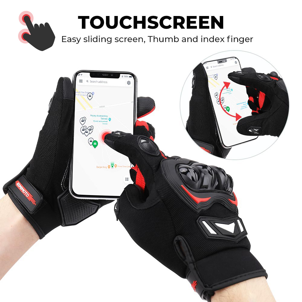 KEMITOUR Summer Motorcycle Glo - Cycling Glove Padded recension och pris